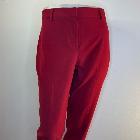 RAFAELLA Women's Red Classic Ankle Length Pants - Size 8 - NWT - Picture 2 of 5